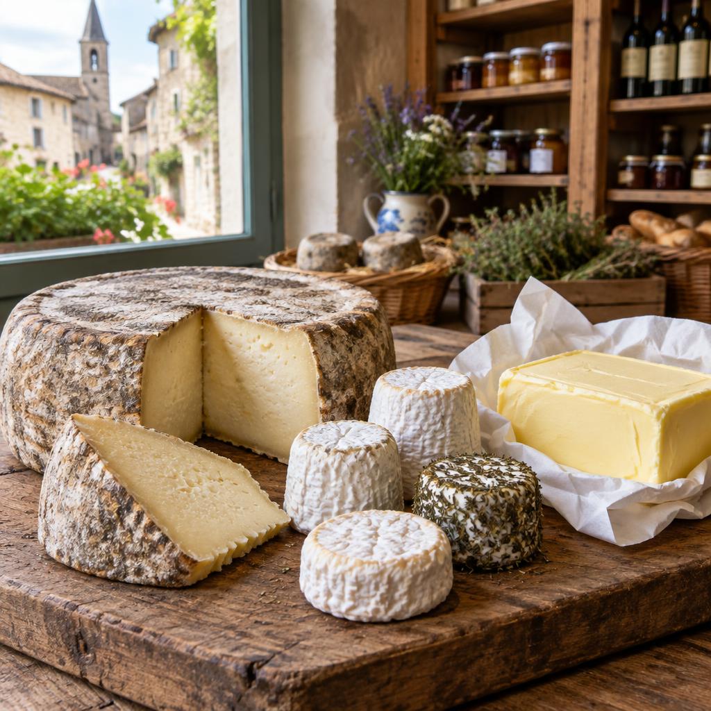 Fromages et beurre de ferme